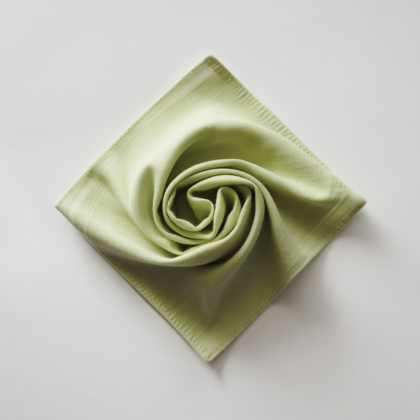 Carré Coton Bamboo - Vert