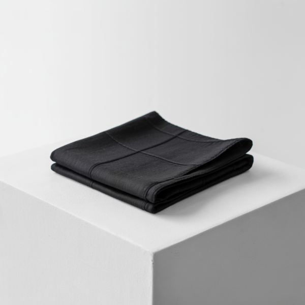 Carré Coton Bamboo - Noir